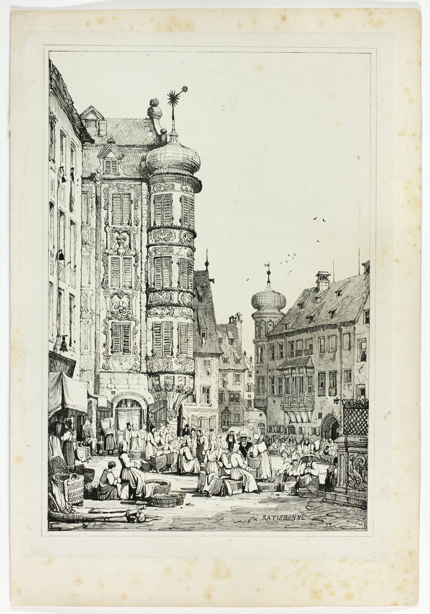 Regensburg af Samuel Prout