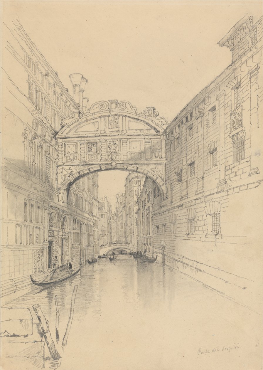 Sukkenes Bro, Venedig af Samuel Prout