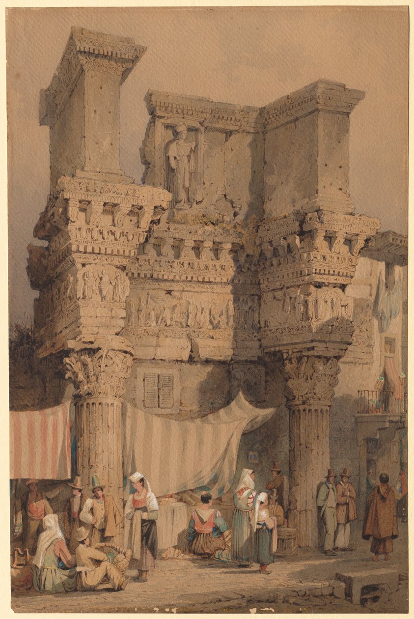 Forum of Nerva, Rom af Samuel Prout
