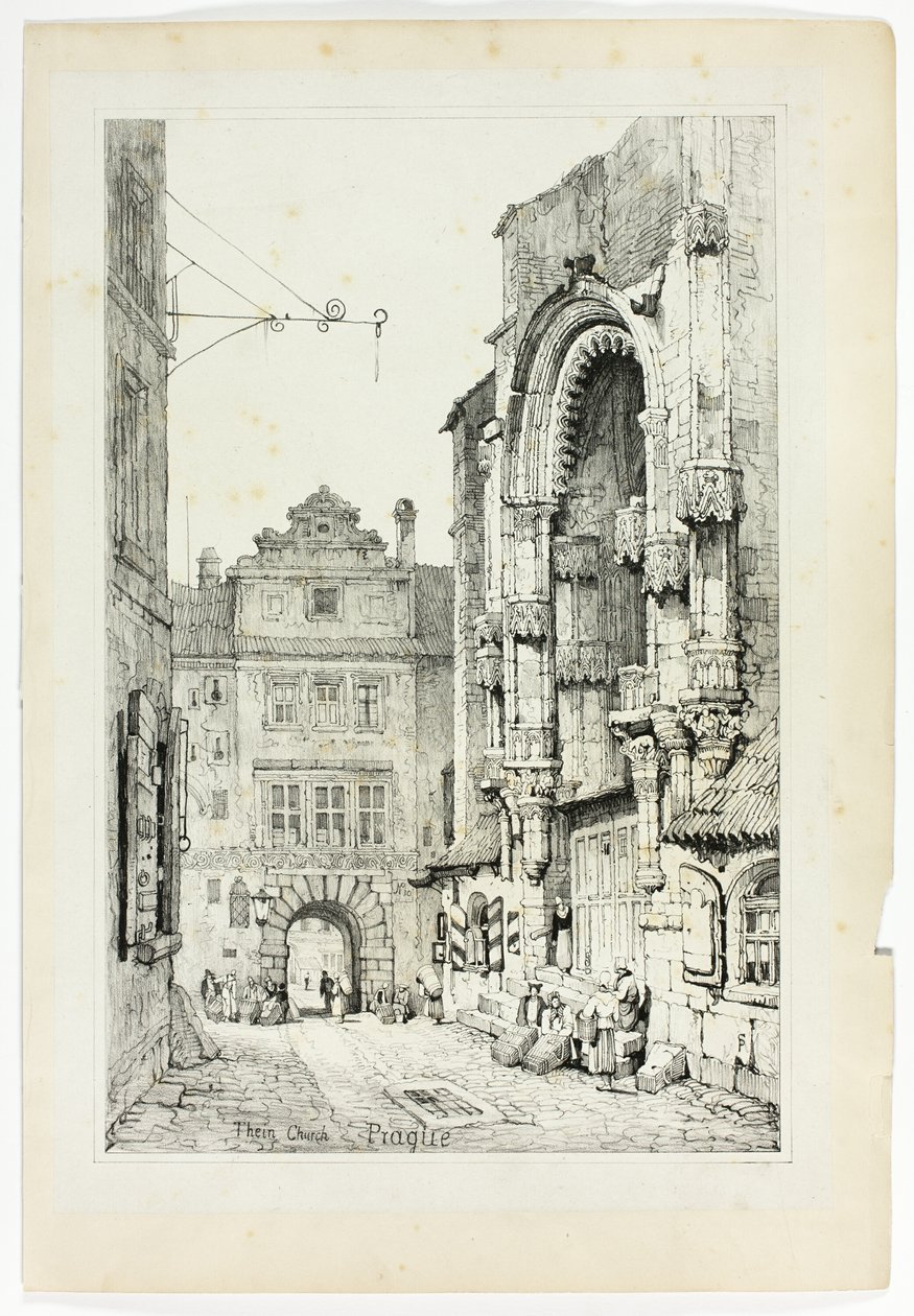 Thein-kirken, Prag af Samuel Prout