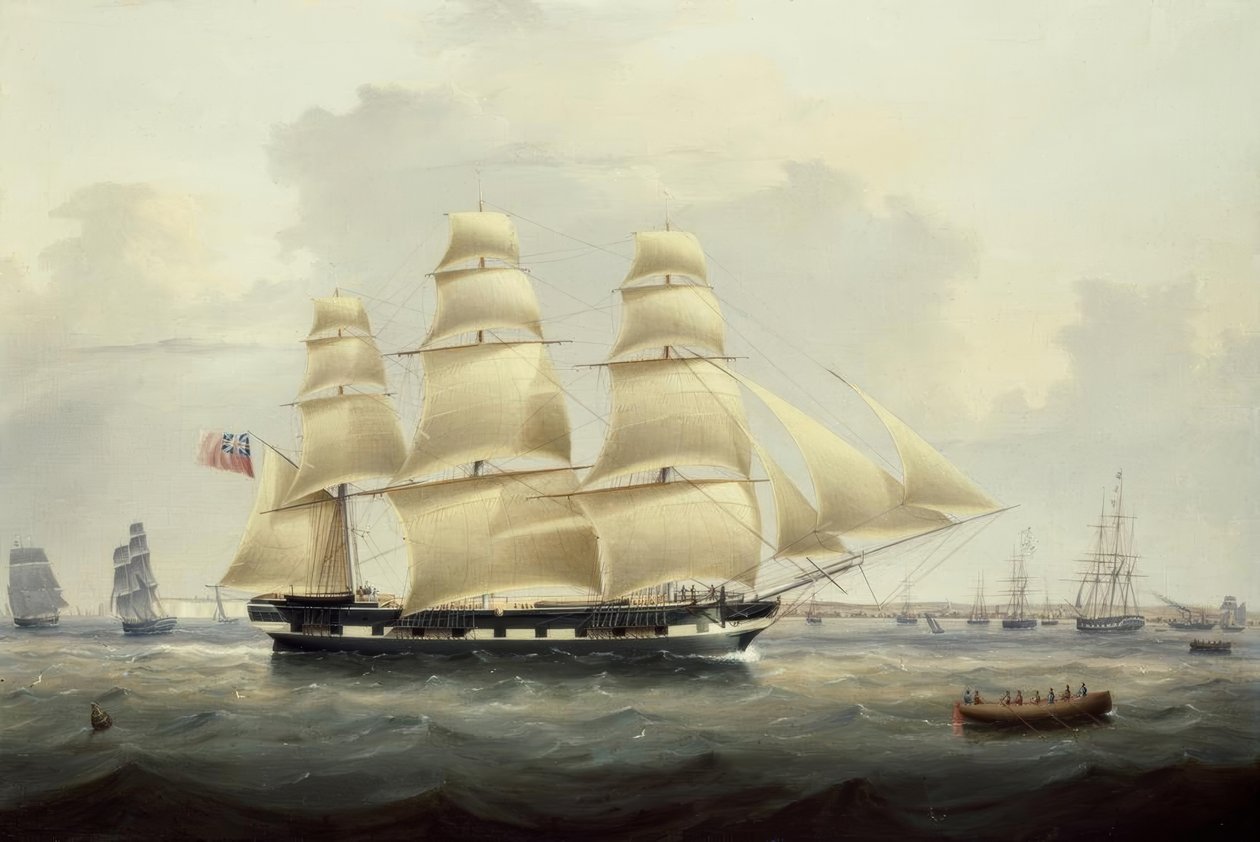 En britisk købmand ud for sydkysten af Samuel Walters