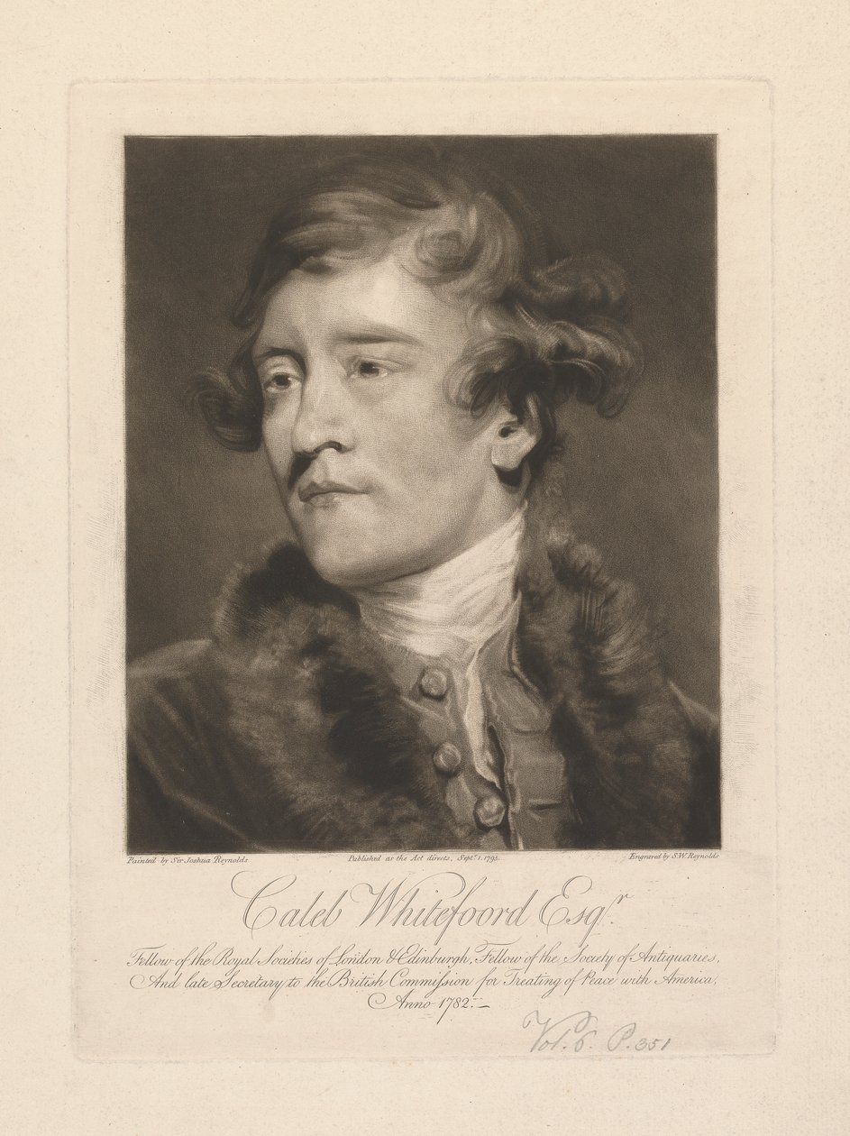 Caleb Whitefoord Esq. af Samuel William Reynolds