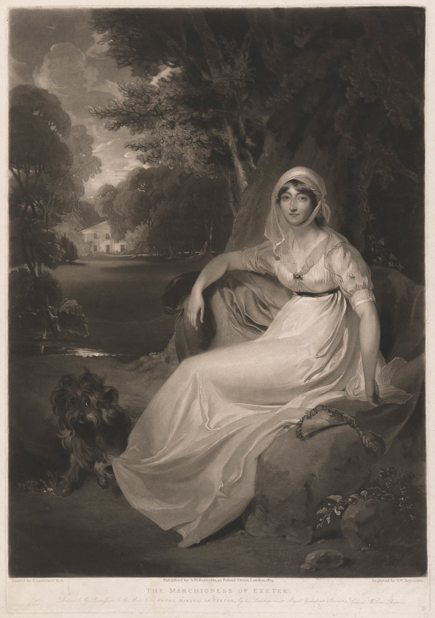 Marchionesse af Exeter af Samuel William Reynolds
