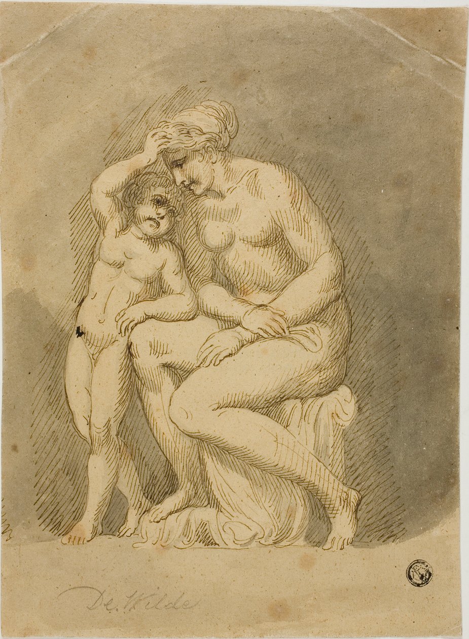 Venus og Amor af Samuel de Wilde