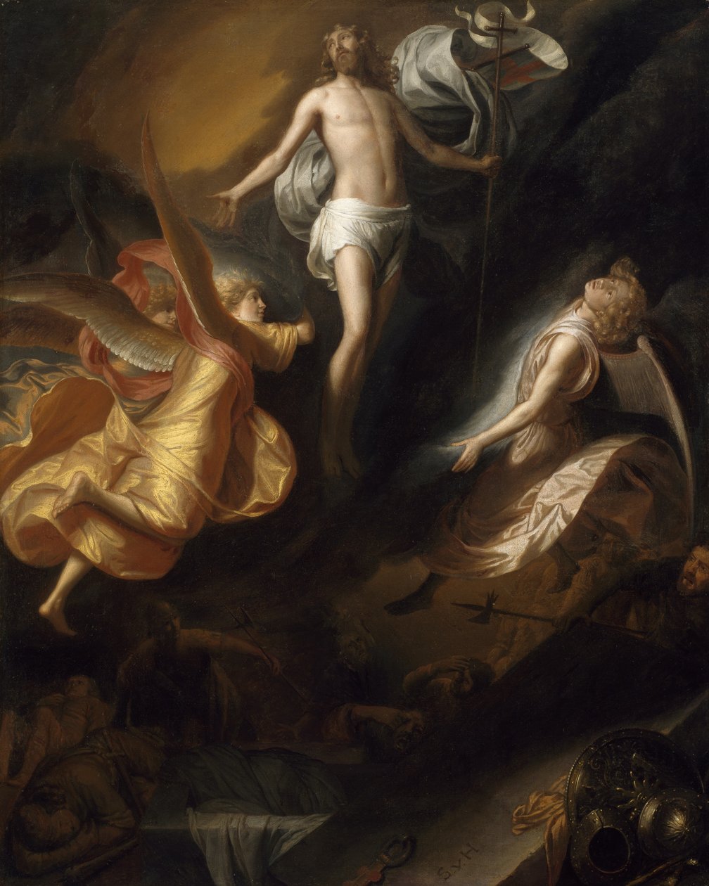 Kristi opstandelse, 1665-70 af Samuel van Hoogstraten