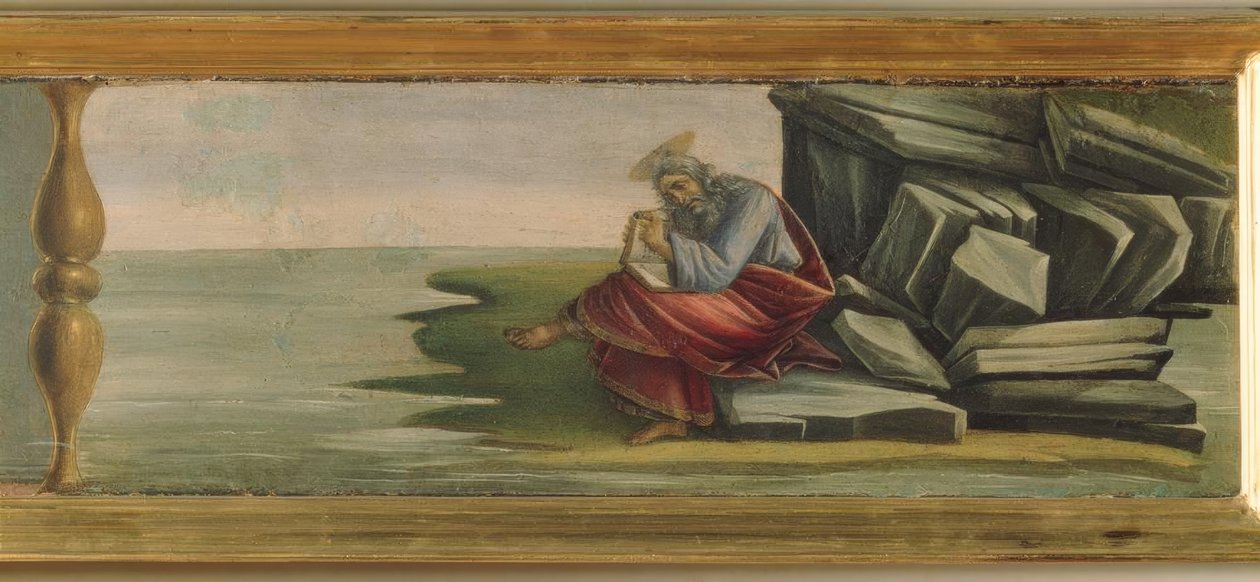 John på Patmos af Sandro Botticelli