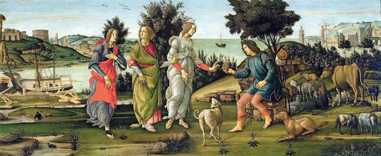 Dommen i Paris af Sandro Botticelli