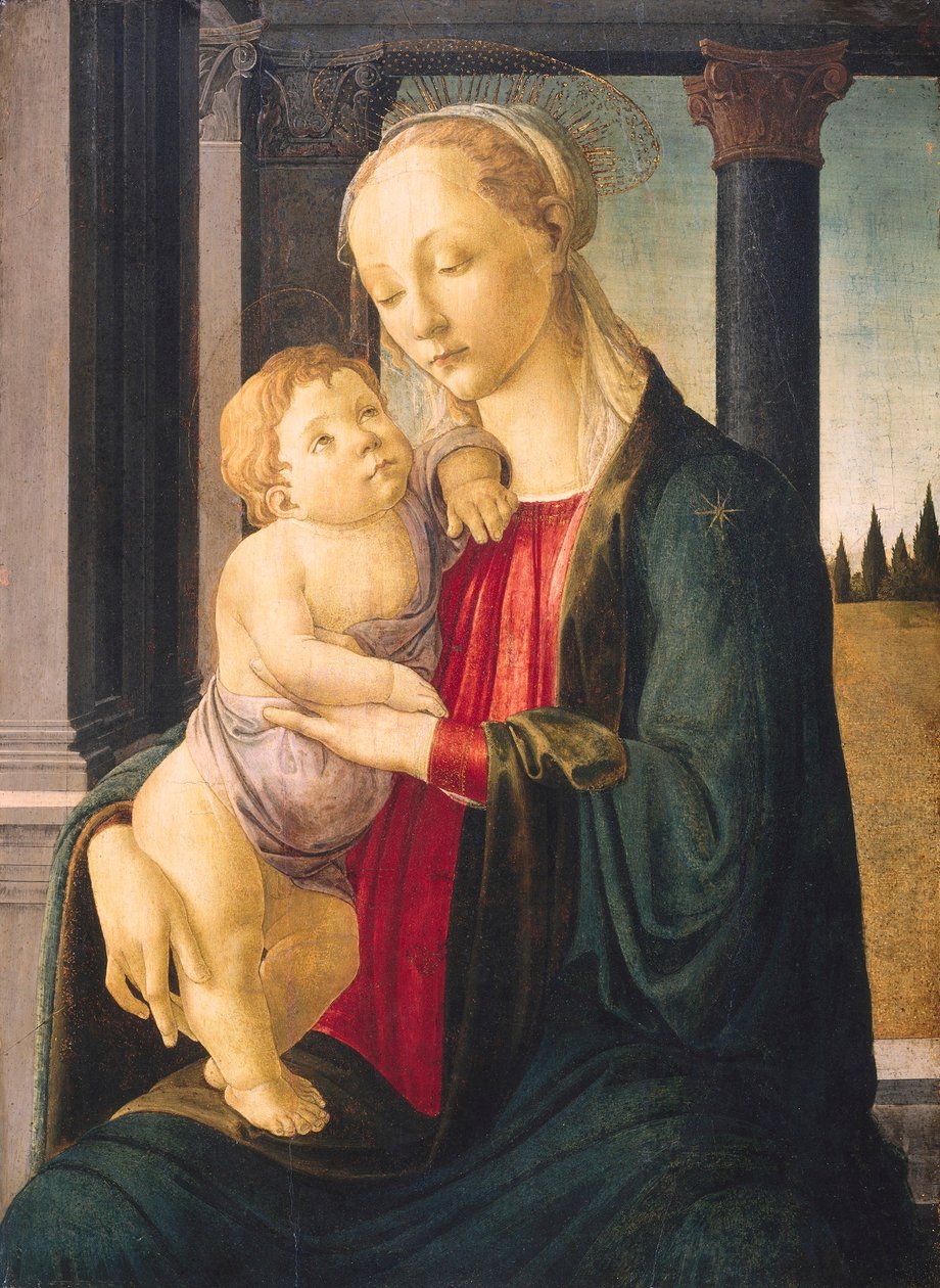 Madonna og barn af Sandro Botticelli