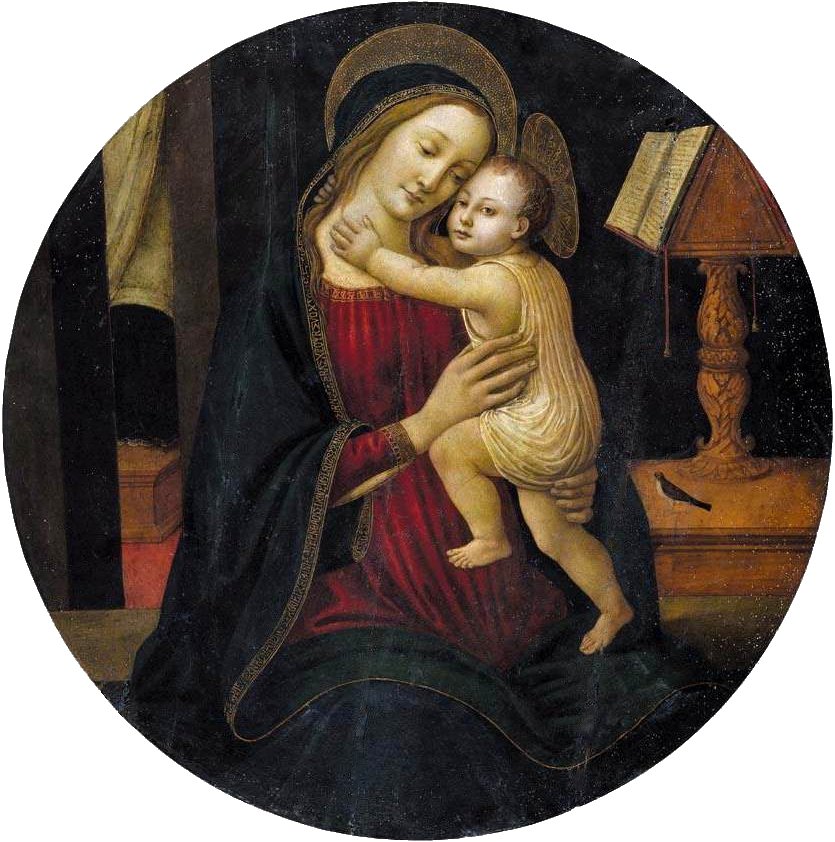 Madonna og barn af Sandro Botticelli