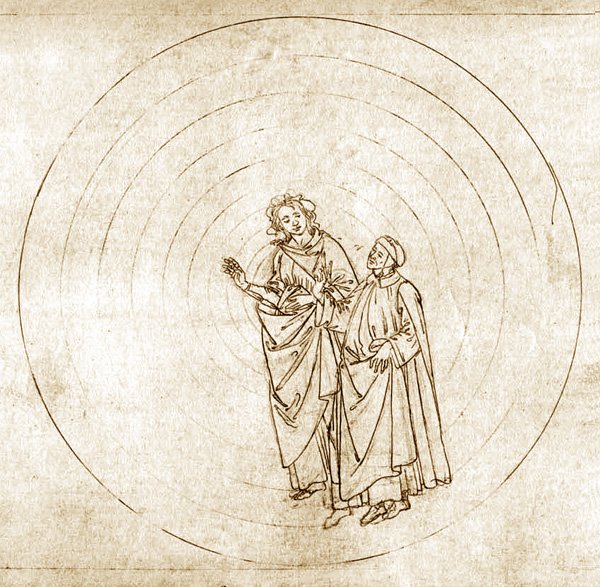 Paradiso, Canto IX af Sandro Botticelli