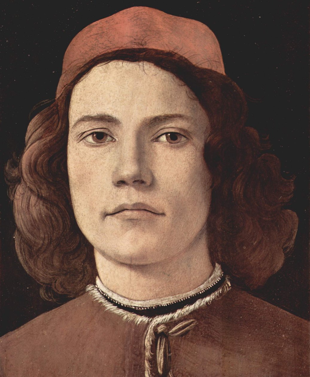 Portræt af en ung mand af Sandro Botticelli