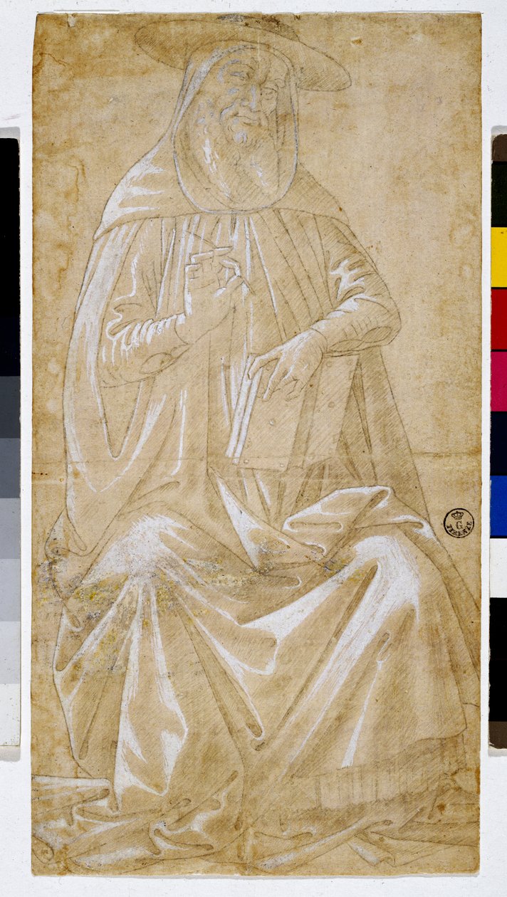 Studie af St. Hieronymus (tegning) af Sandro Botticelli