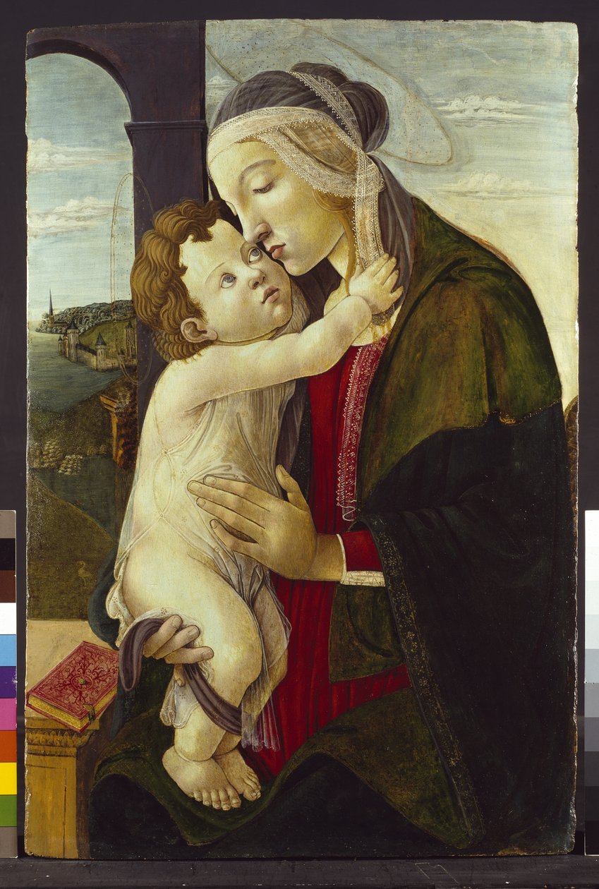 Jomfruen og barnet, 1400-tallet af Sandro Botticelli