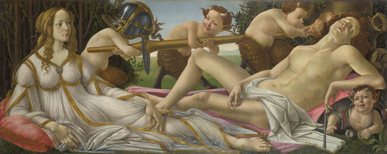 Venus og Mars af Sandro Botticelli