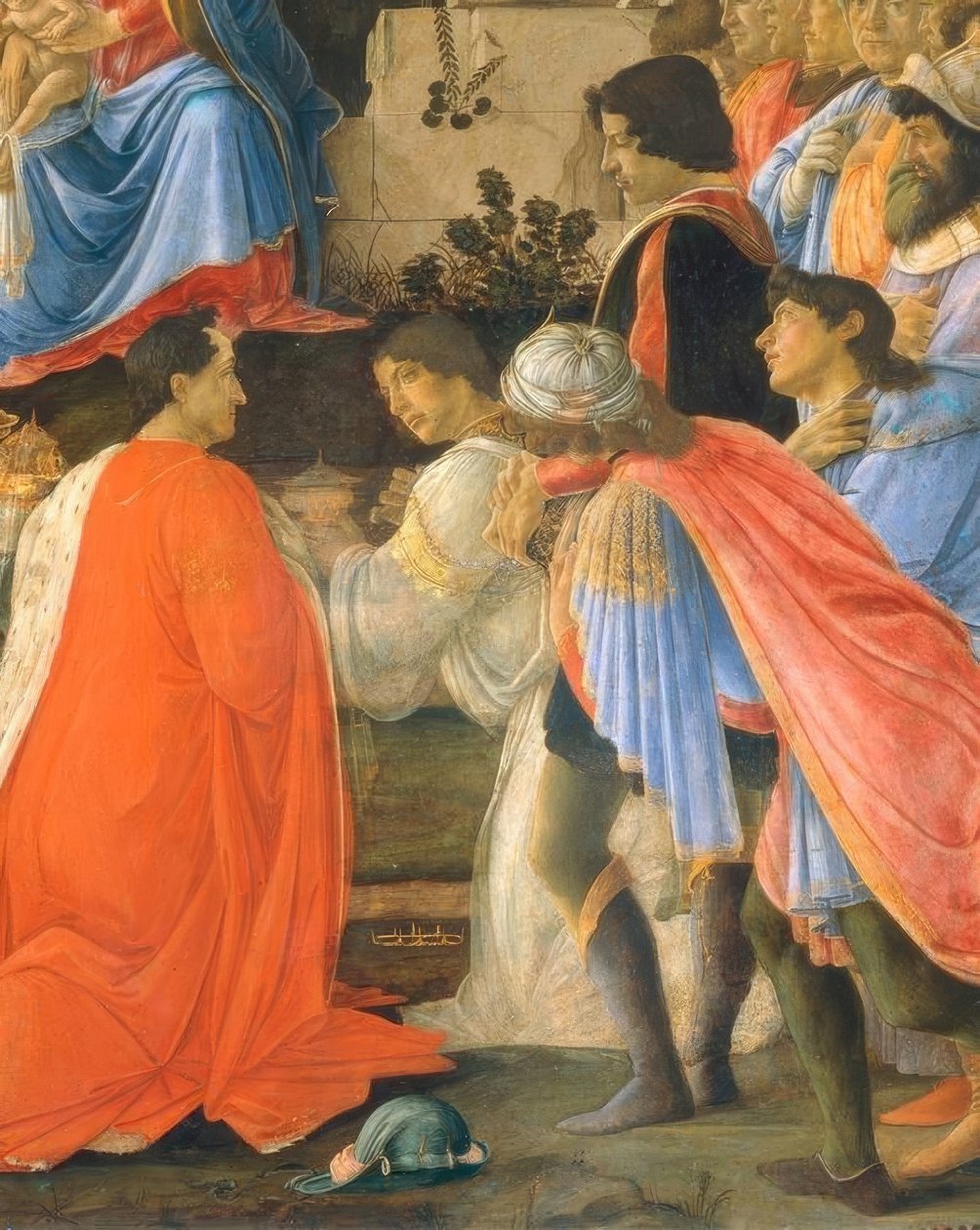 Tilbedelse af Magi af Sandro Botticelli