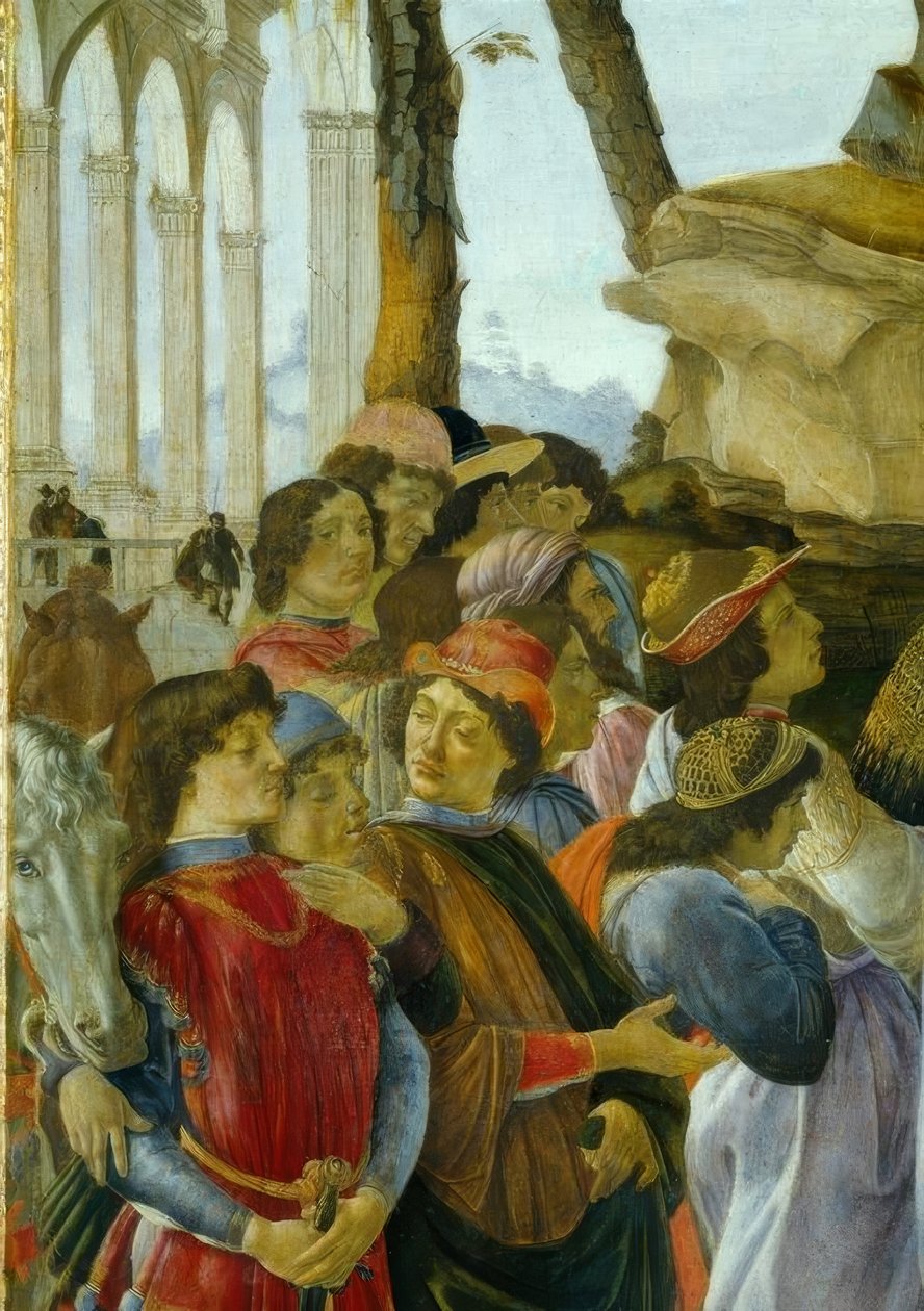Tilbedelse af Magi af Sandro Botticelli