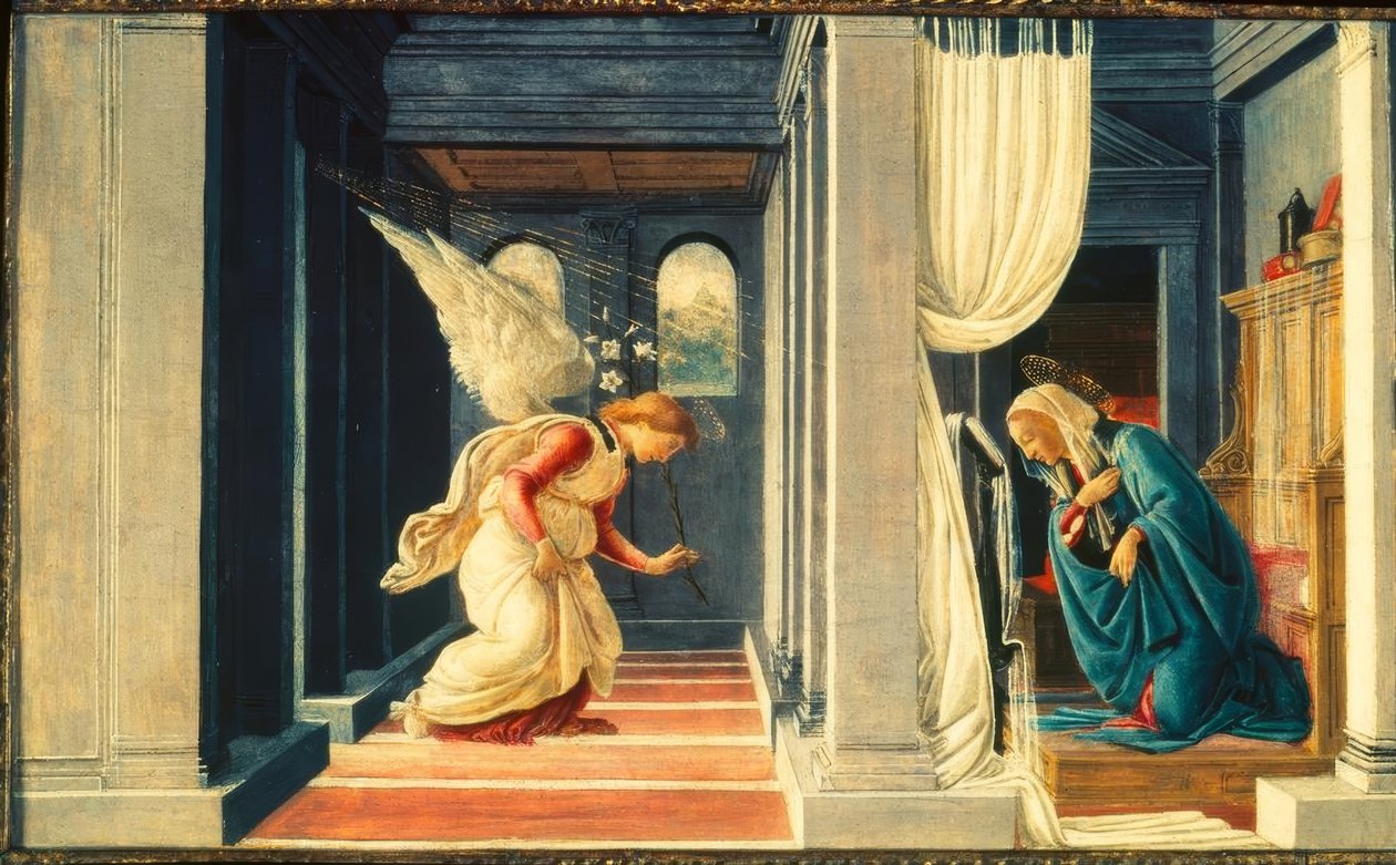Bebudelsen til Maria af Sandro Botticelli