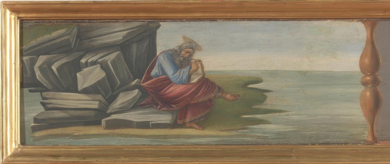 John på Patmos af Sandro Botticelli