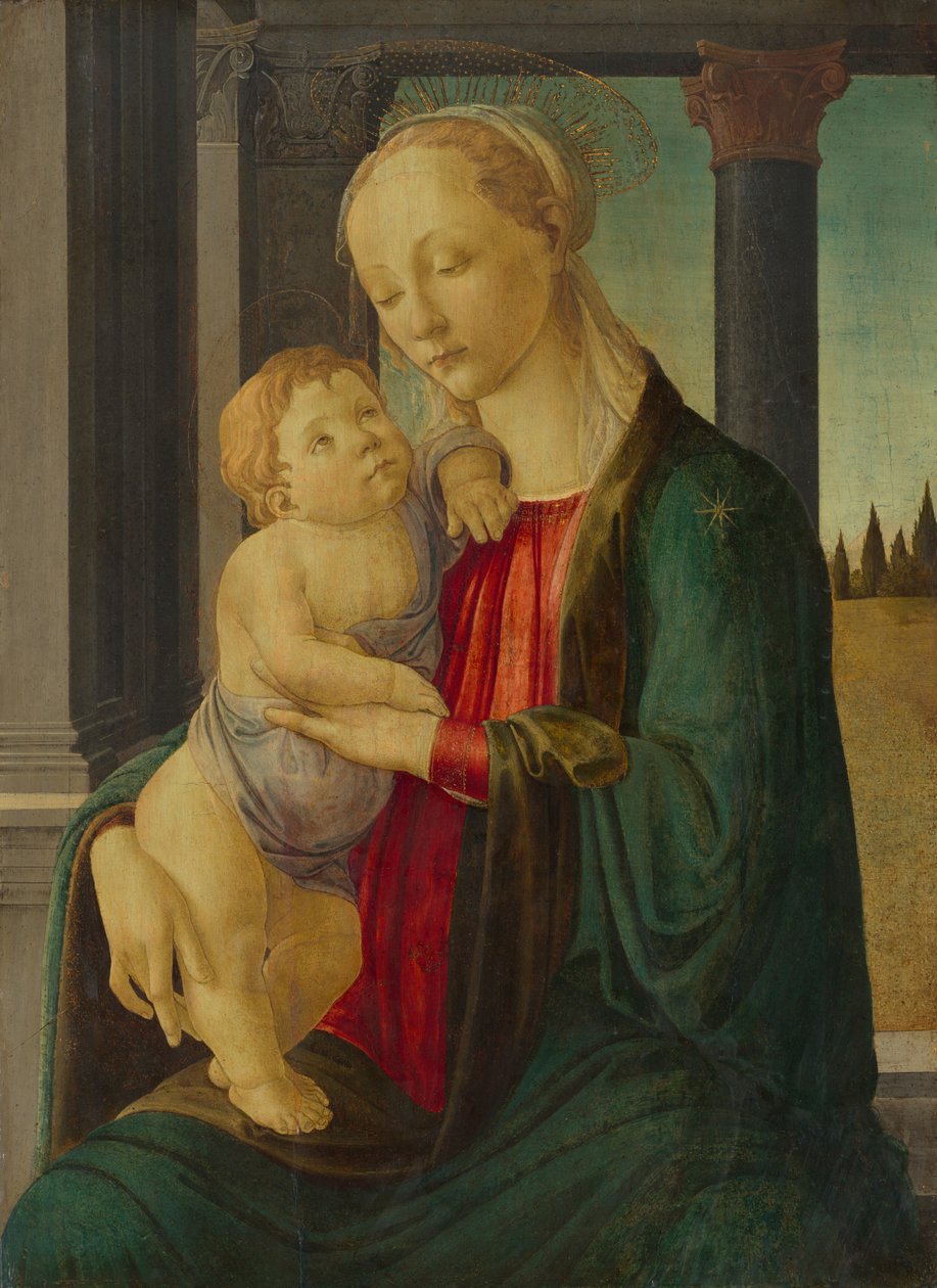 Madonna og barn, ca. 1470. af Sandro Botticelli