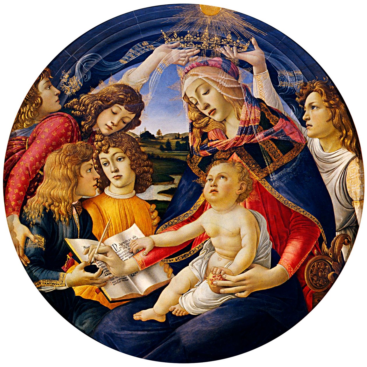 Madonna af Magnificatet, 1483 af Sandro Botticelli