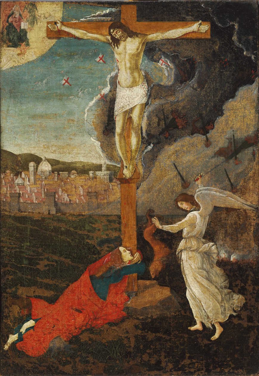 Mystisk korsfæstelse af Sandro Botticelli