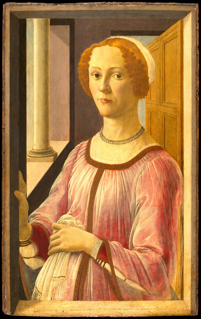 Portræt af Smeralda Bandinelli af Sandro Botticelli
