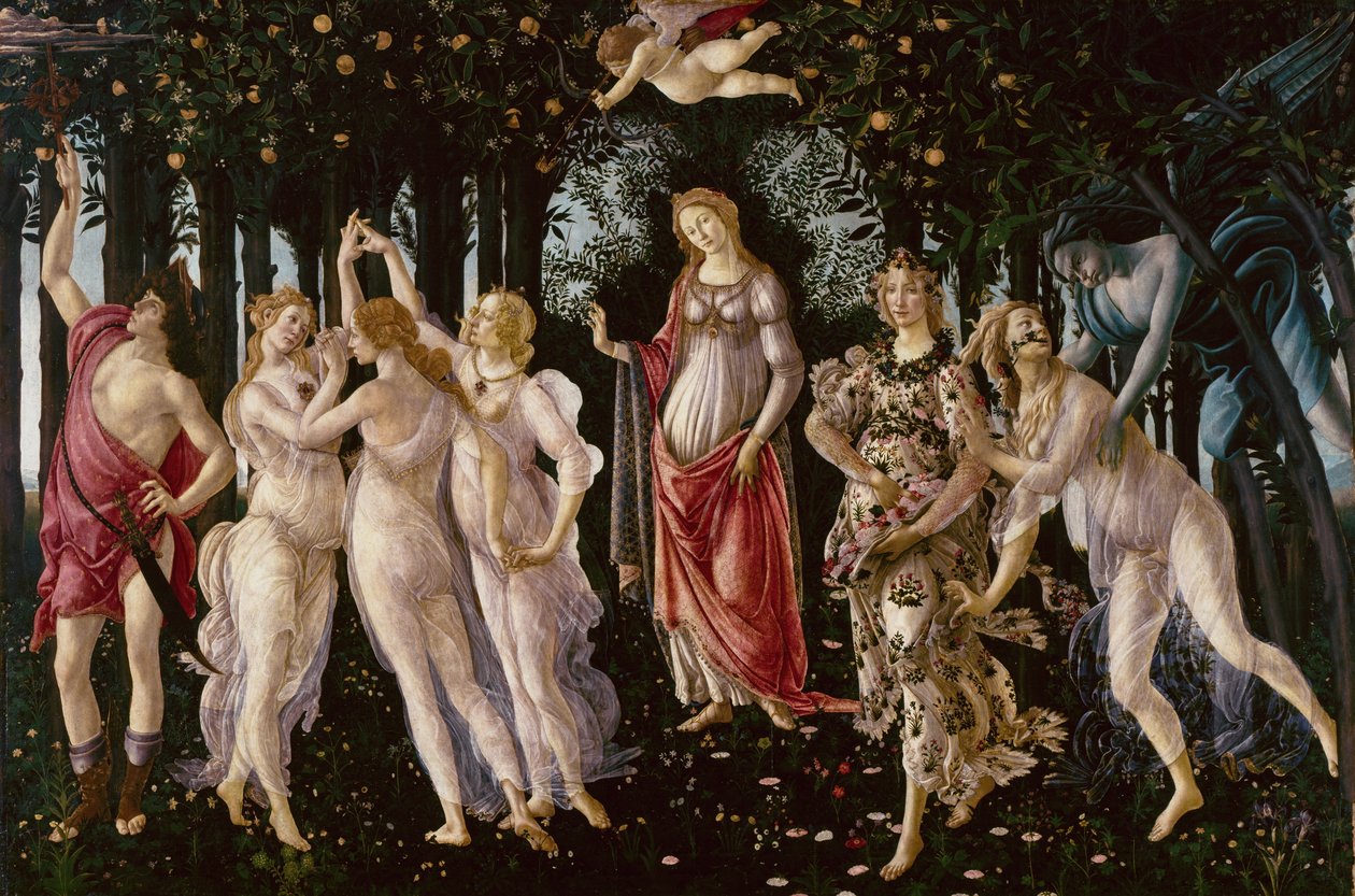 Spring, ca. 1478 (tempera på panel) af Sandro Botticelli