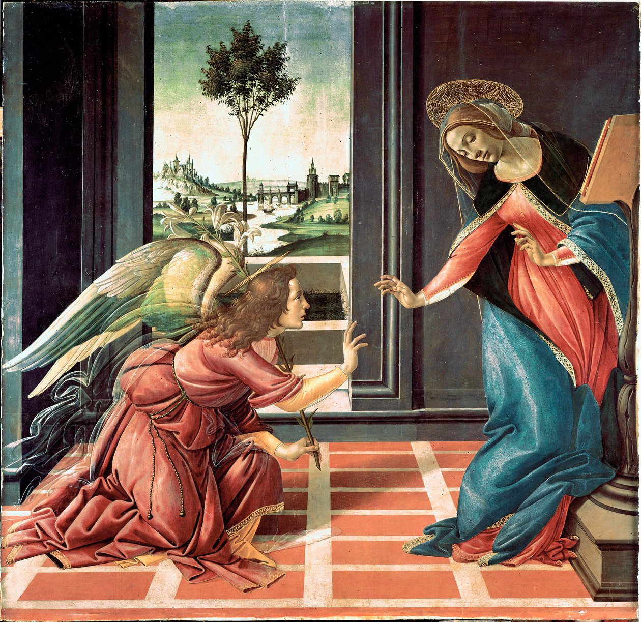 Bebudelsen af Cstello, 1489 af Sandro Botticelli