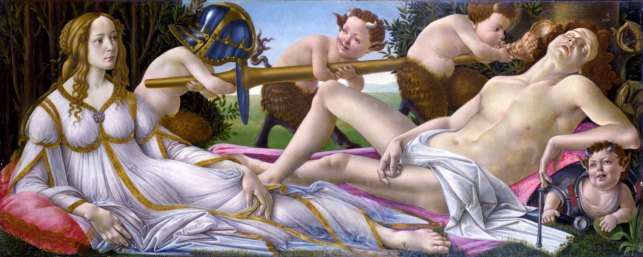 Venus og Mars af Sandro Botticelli