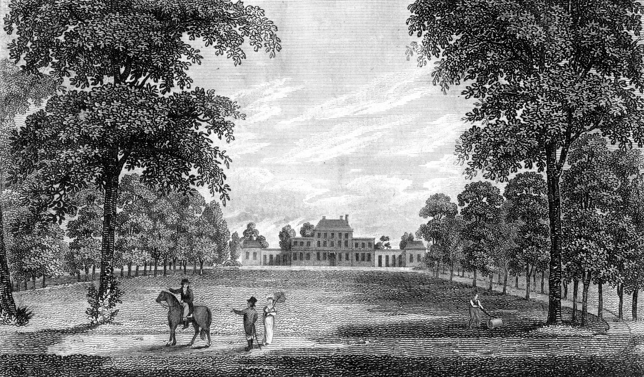 Ember Court, nær Thames Ditton, Surrey, England, 1808. af Sands