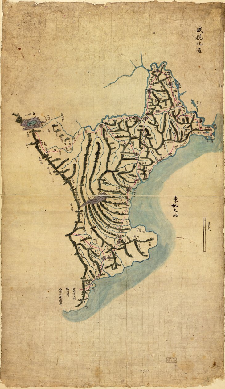 Chosŏn chido. LOC 83675009-4 af Sang Gi Chŏng