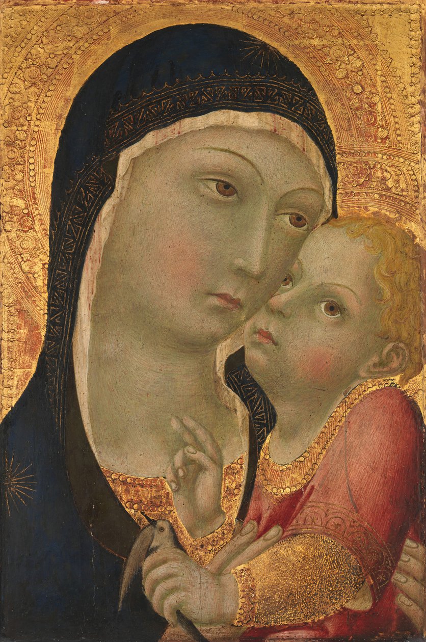 Madonna og barn, omkring 1450. af Sano di Pietro