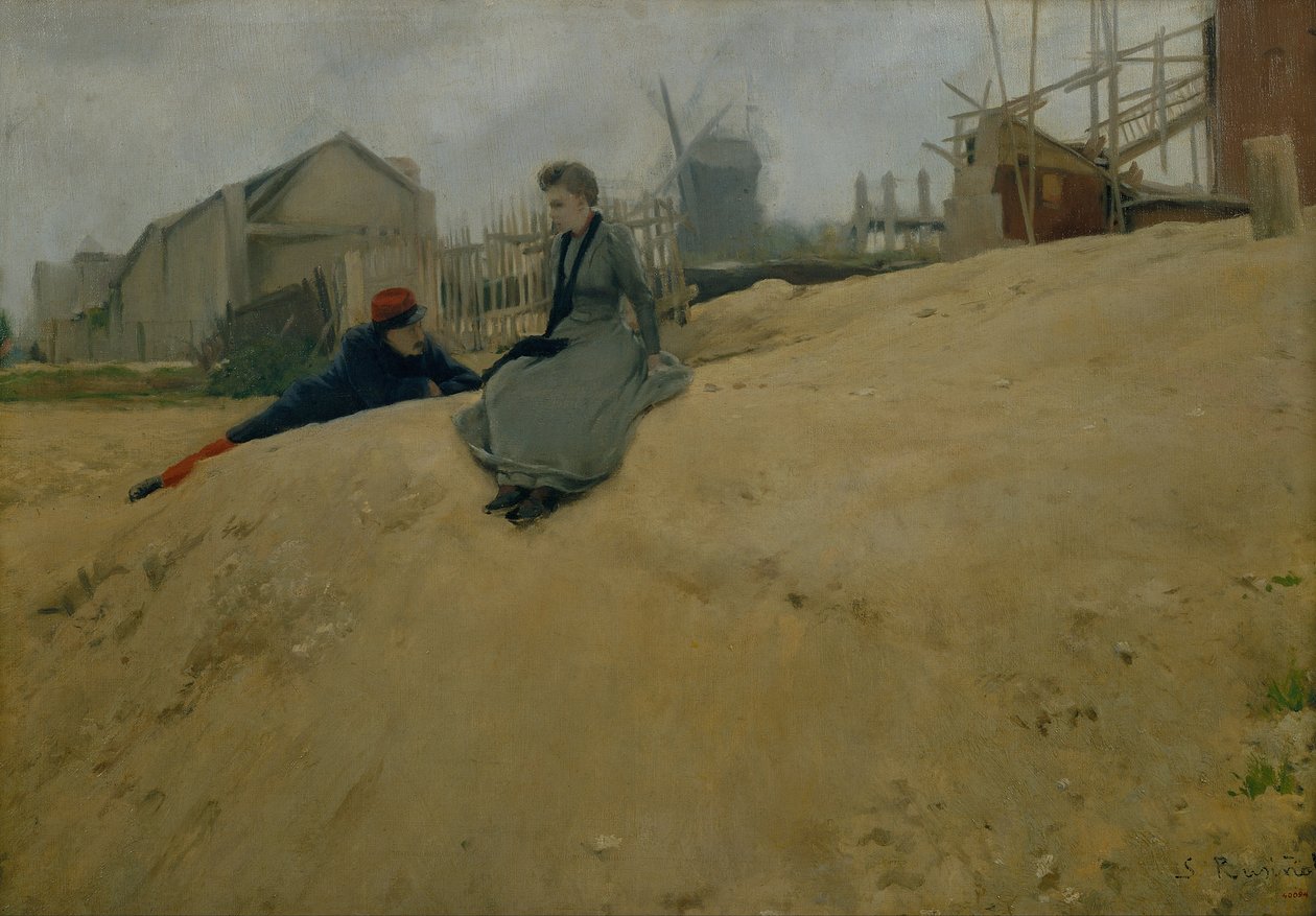 På kampagne af Santiago Rusiñol