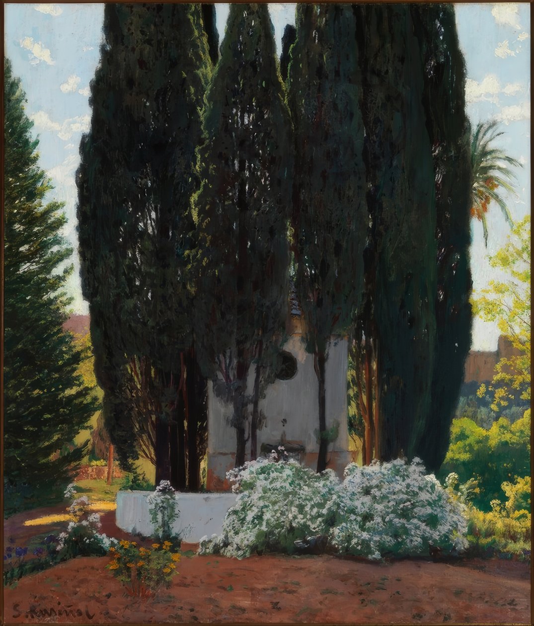 Cypressernes kilde af Santiago Rusiñol