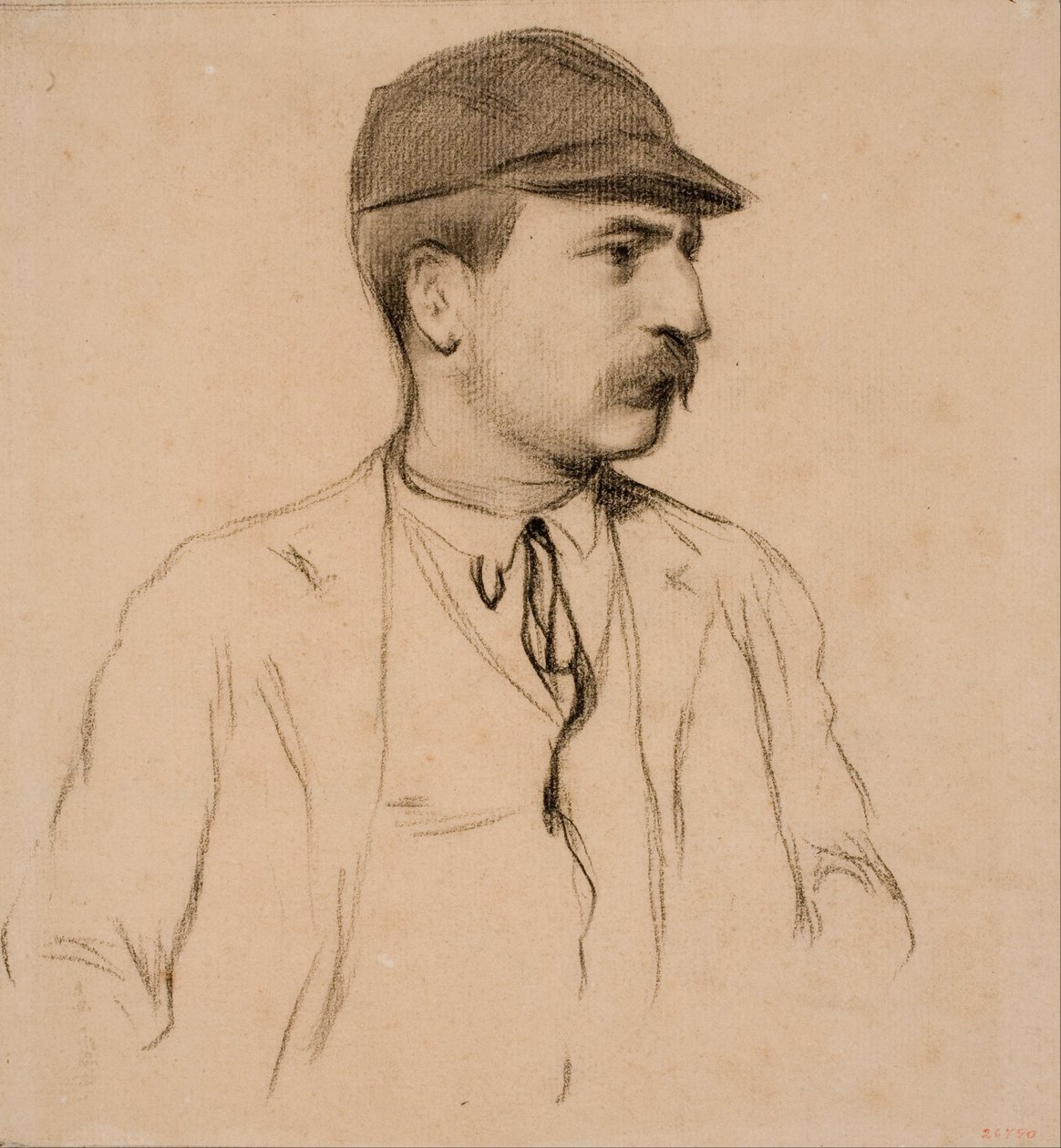 Portræt af Genís Muntaner af Santiago Rusiñol