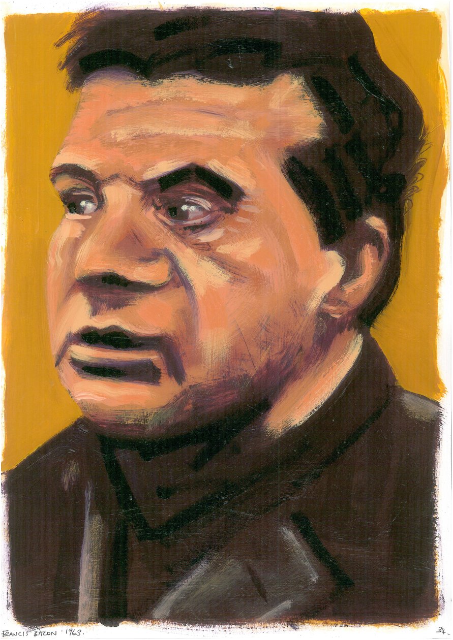 Francis Bacon, 2008 (olie) af Sara Hayward