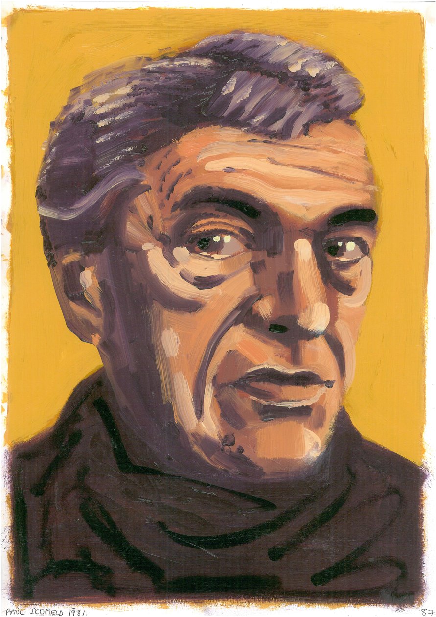 Paul Scofield, 2008 (olie) af Sara Hayward