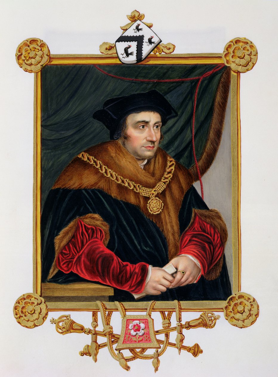Portræt af Sir Thomas More (1478-1535) fra 