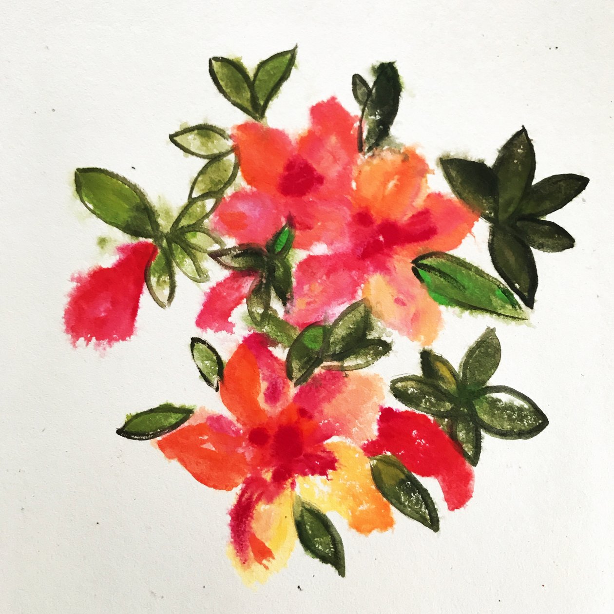 pastel posy af Sarah Thompson Engels