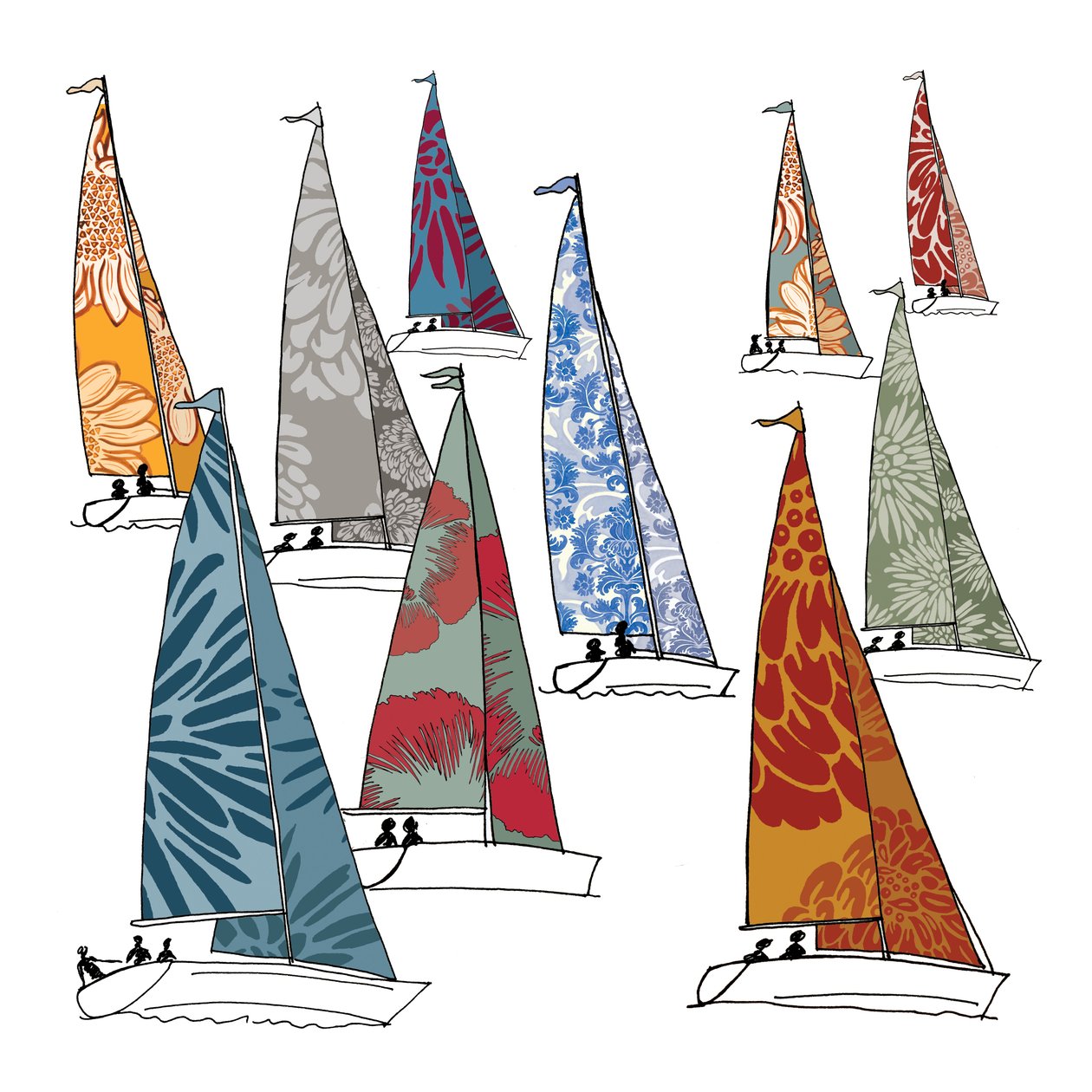 Regatta, 2009 (digital) af Sarah Hough