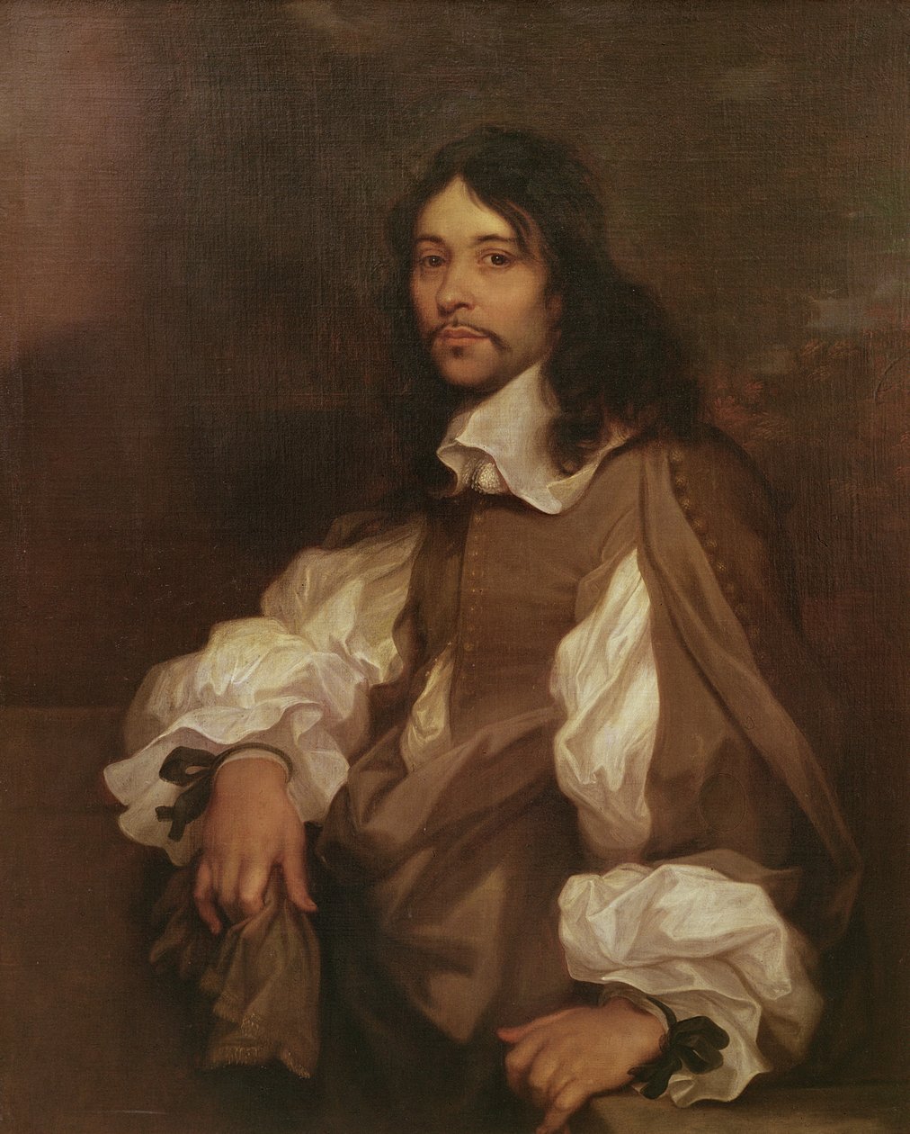 Mand med sorte bånd, 1657-58 af Sébastien Bourdon
