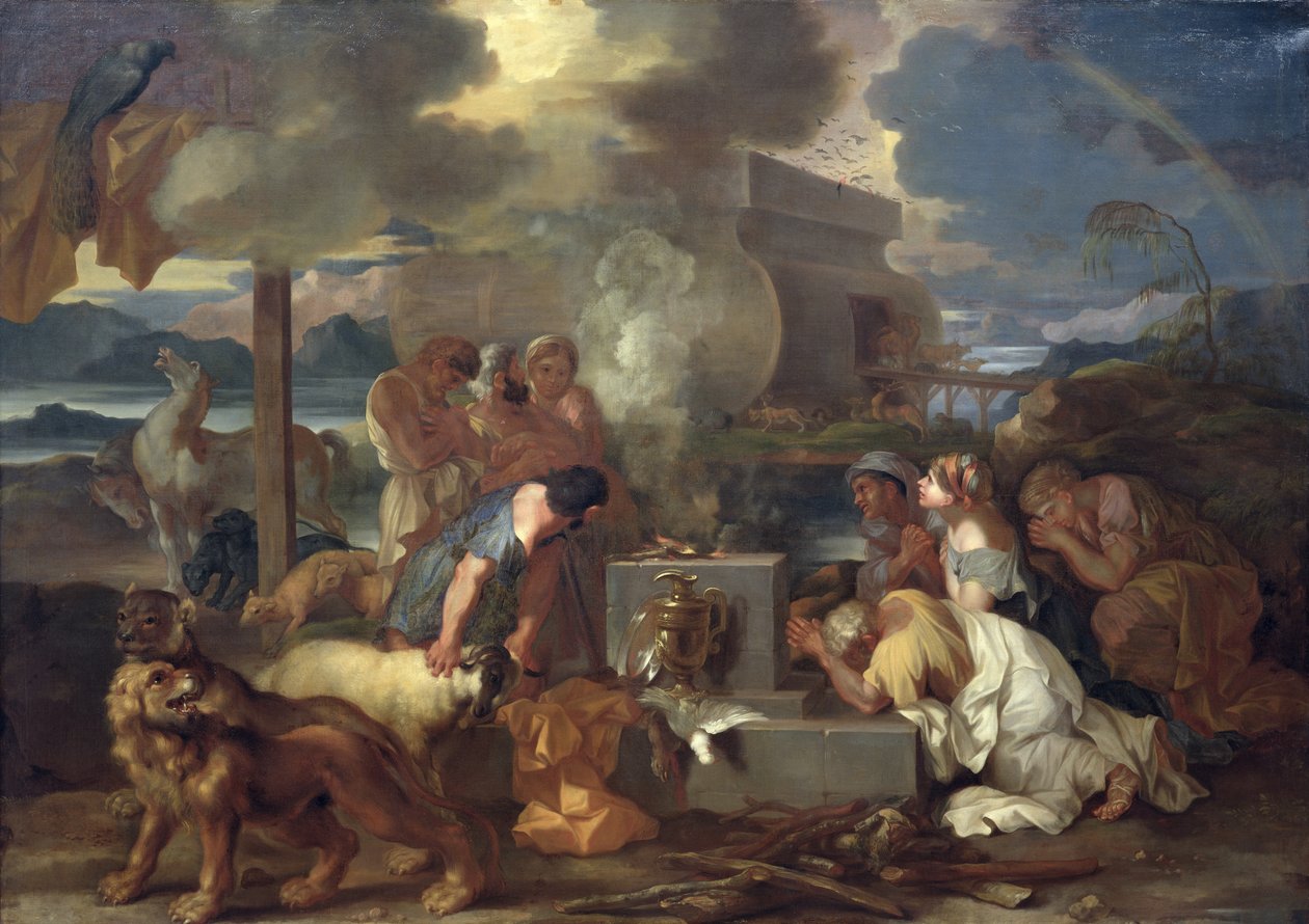 Noas offer, ca. 1640 af Sébastien Bourdon