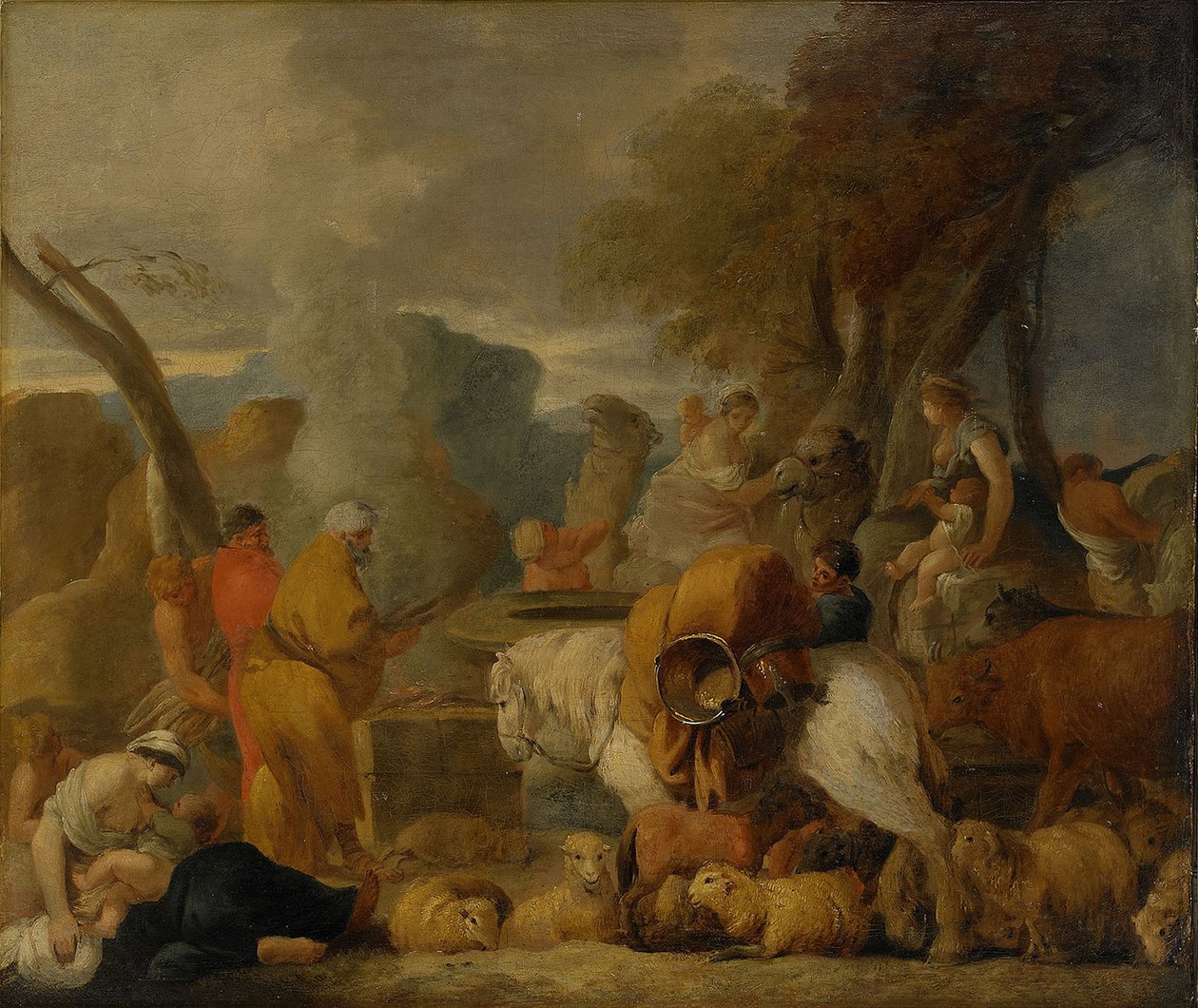 Abraham i Egypten af Sébastien Bourdon