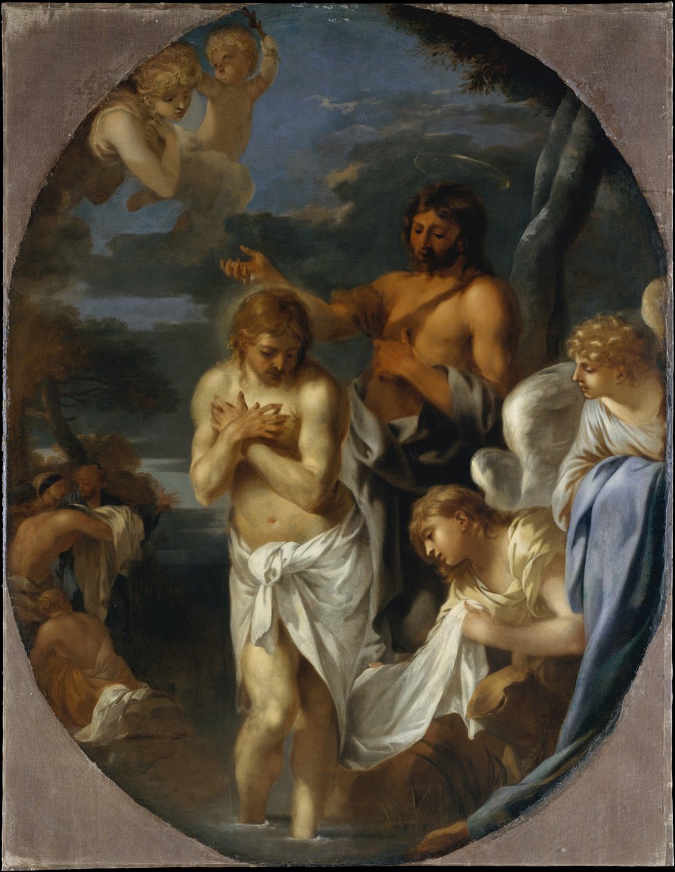 Kristi dåb, ca. 1650. af Sébastien Bourdon