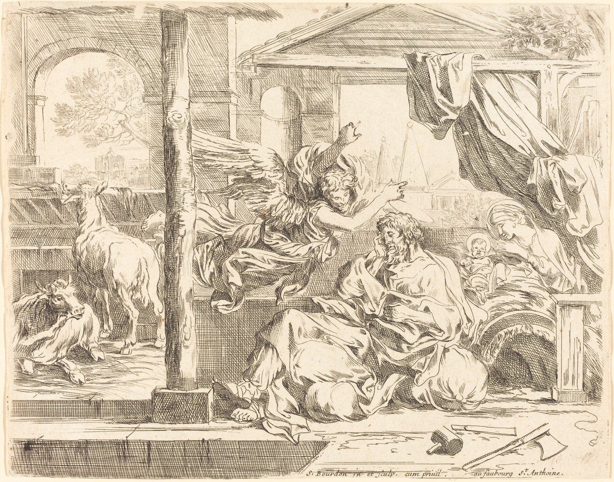 Sankt Josefs drøm af Sébastien Bourdon
