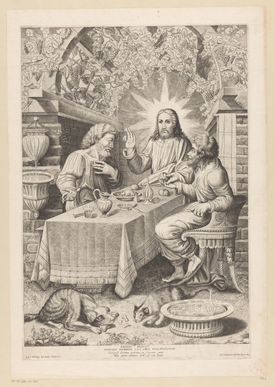 Måltid på Emmaus af Sébastien Vouillemont