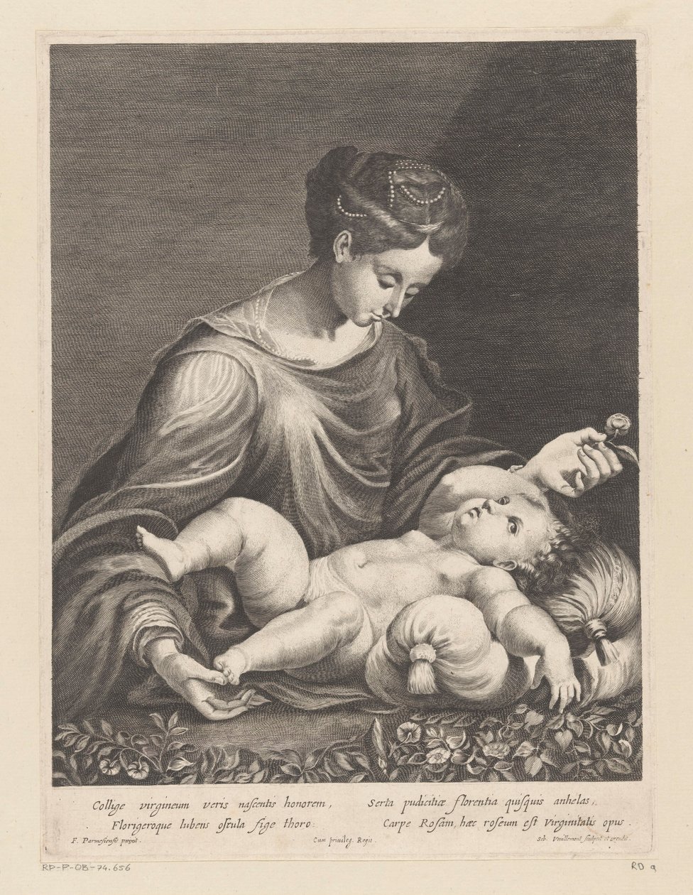 Mary med barn af Sébastien Vouillemont