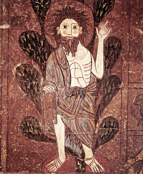 Johannes Døberen, fra alterfronten i Gesera, 1200-tallet af School of Aragon
