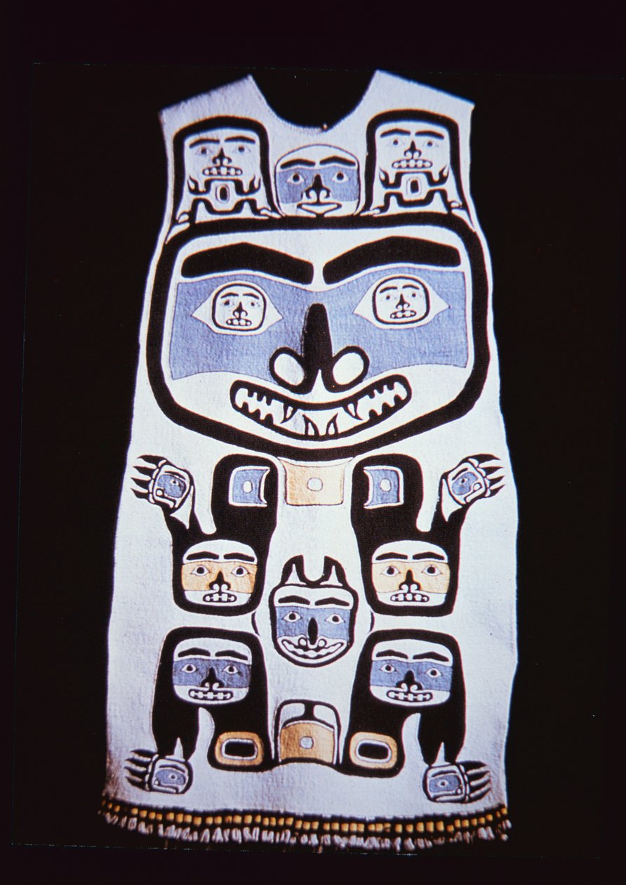 Chilkat-kjole, Tlingit-stamme (tekstiler) af School American