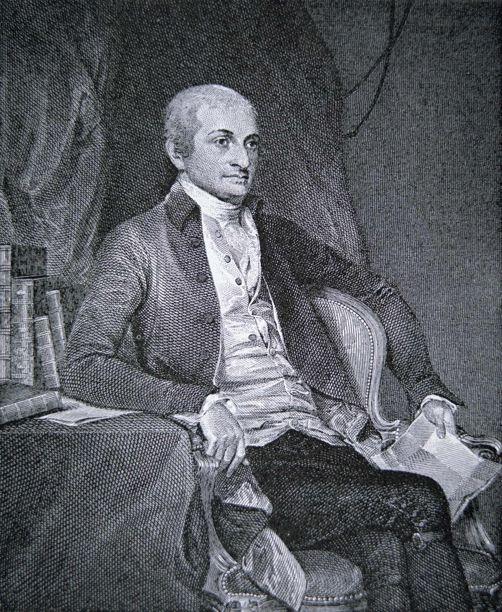 John Jay (1745-1829) (gravering) af School American